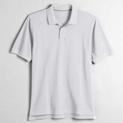 Basic Editions Men's Solid Pique Polo Shirt at Kmart.com