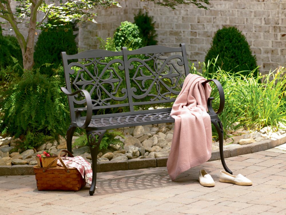 Country Living Cast Iron & Aluminum Bench - Antique Copper at Sears.com