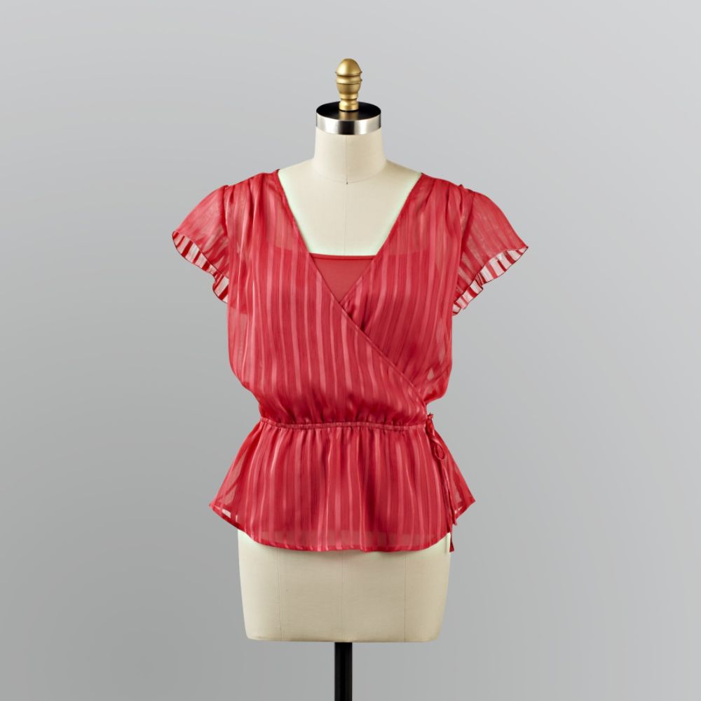 Covington Women's Surplice Ruffle Top at Sears.com