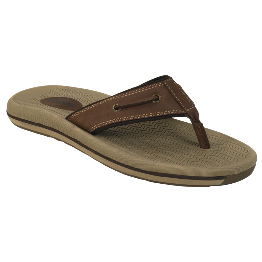 Thom McAn Men's Galley Thong Sandal - Brown at Kmart.com