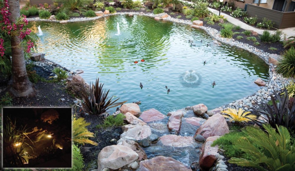 Koolscapes 700 Gallon Pond Kit with 4 piece lighting at Kmart.com