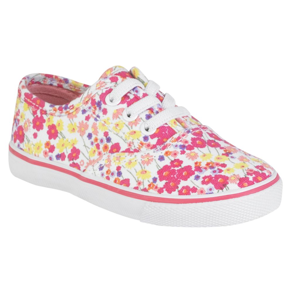 Joe Boxer Todder Girl's Rewind Canvas Lace Up - Multi at Kmart.com