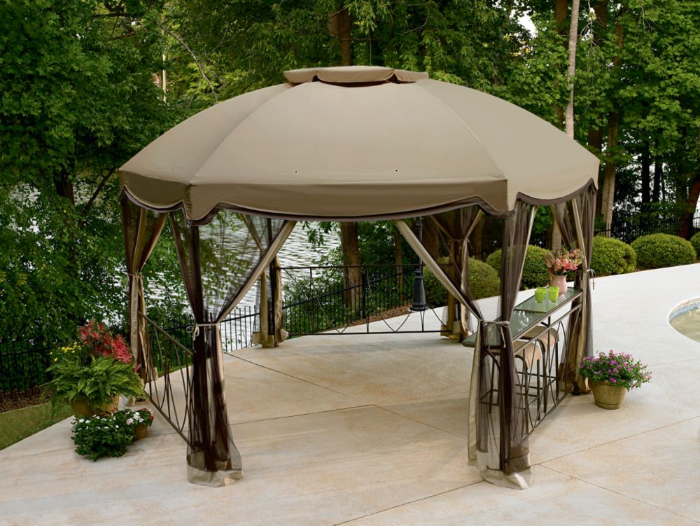 Garden Oasis Replacement Canopy for Hexagonal Gazebo