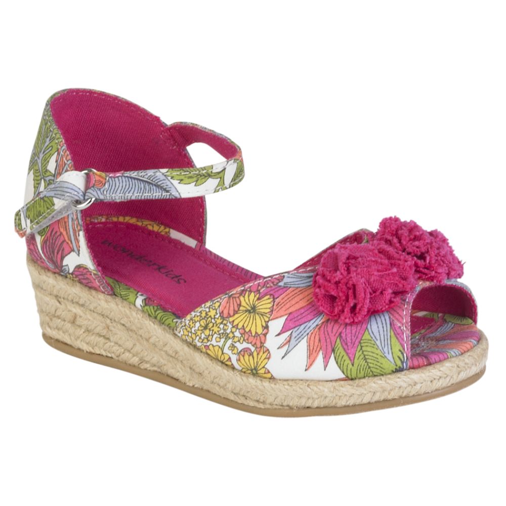 WonderKids Toddler Girl's Anaya Wedge Sandal - Multi at Kmart.com
