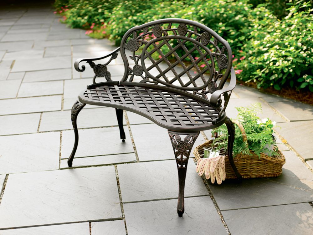 Country Living Cast Iron & Aluminum Bench at Sears.com