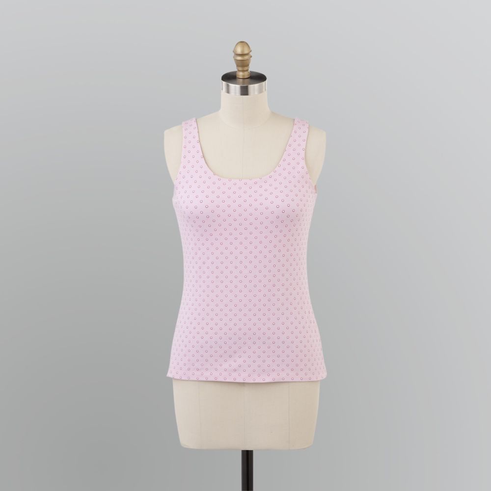 Basic Editions Women's Shelf Bra Tank Top