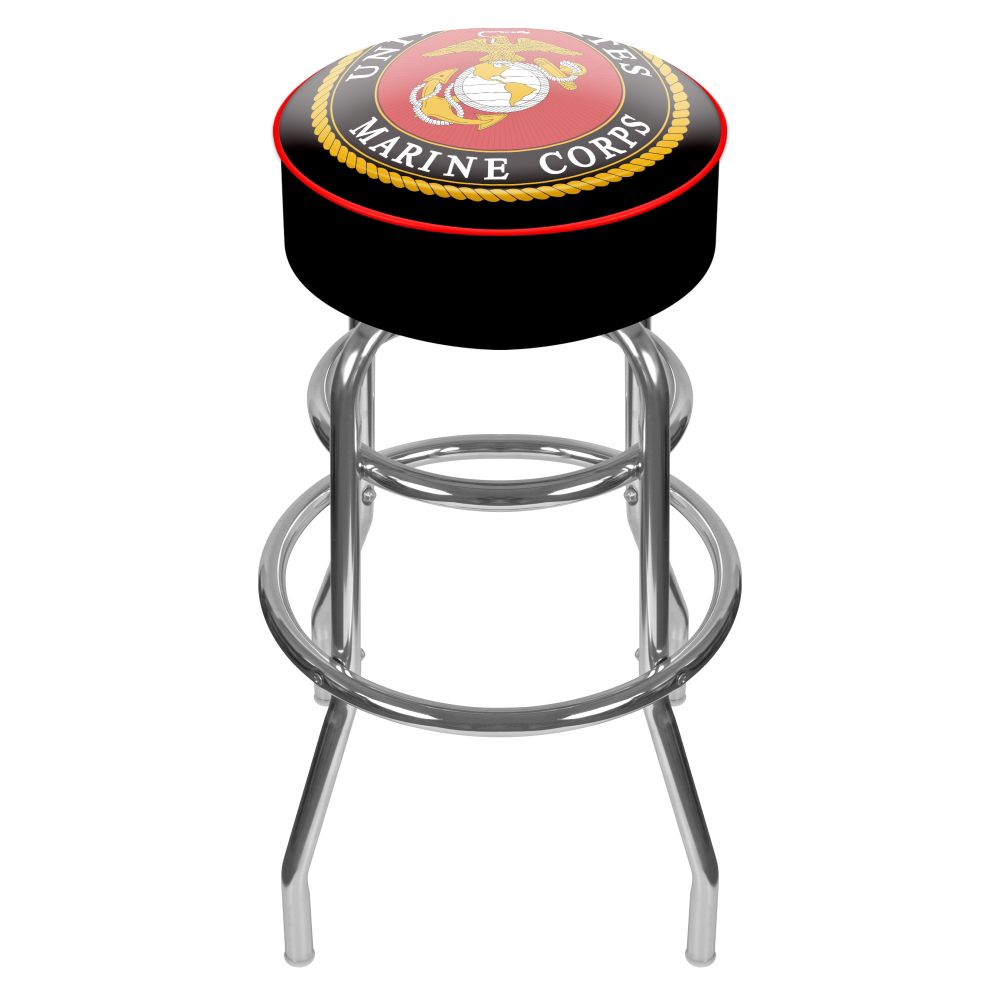United States Marine Corps Padded Swivel Bar Stool at Sears.com