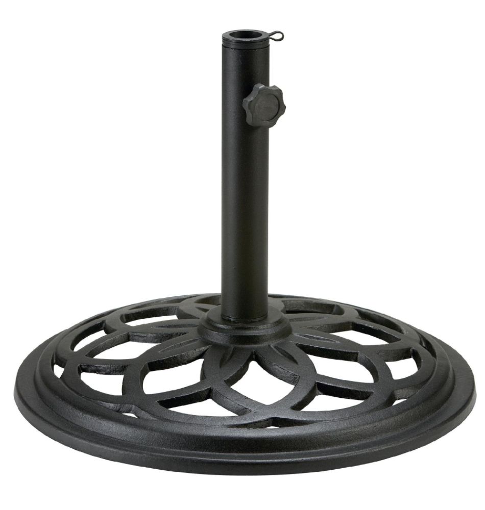 Garden Oasis Round Cast Iron Umbrella Base - Chocolate Brown at Kmart.com