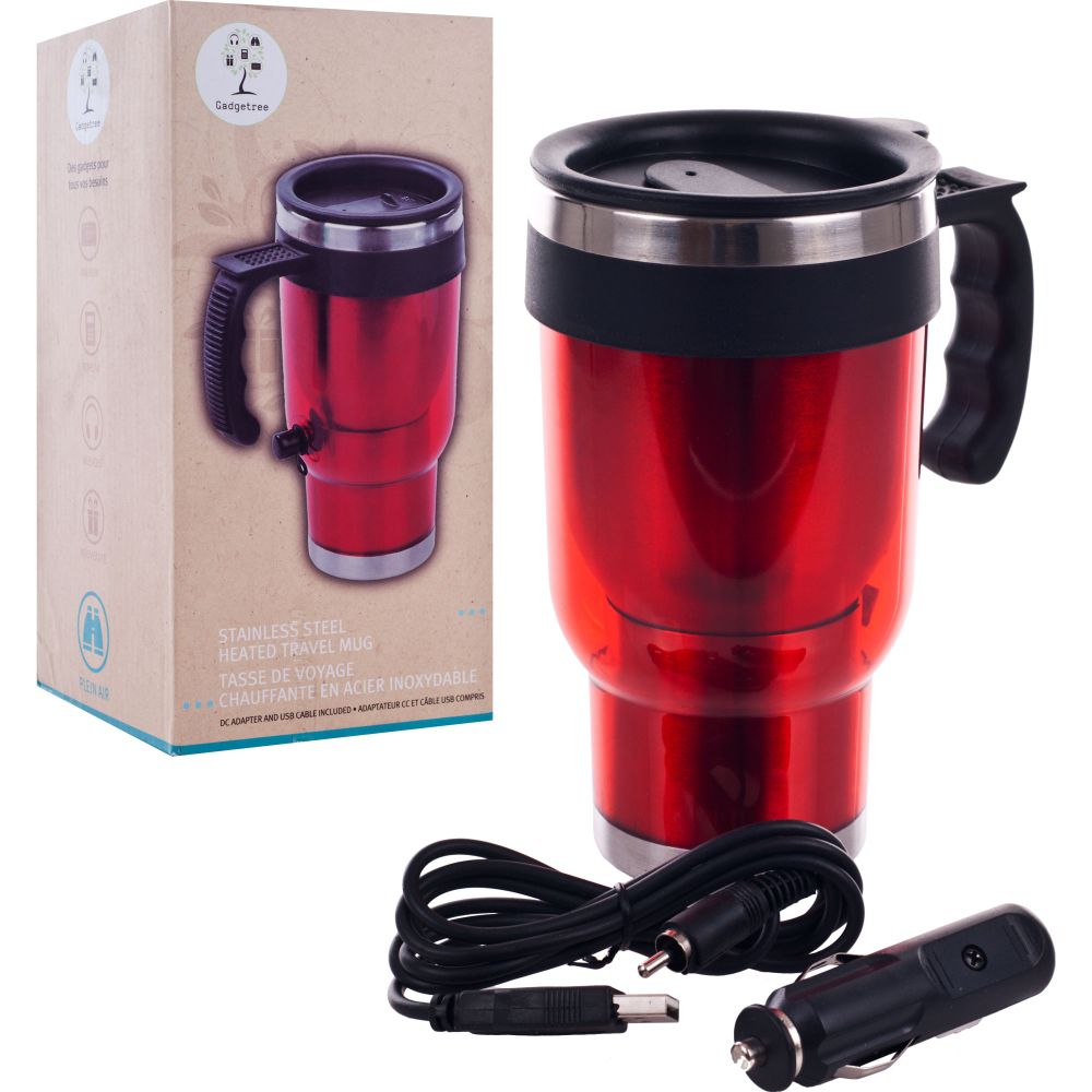 Joe Traveler Travel Mug w/ USB and DC Car Chargers