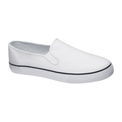 Basic Editions Men's Kai Casual Canvas Shoe - White at Kmart.com
