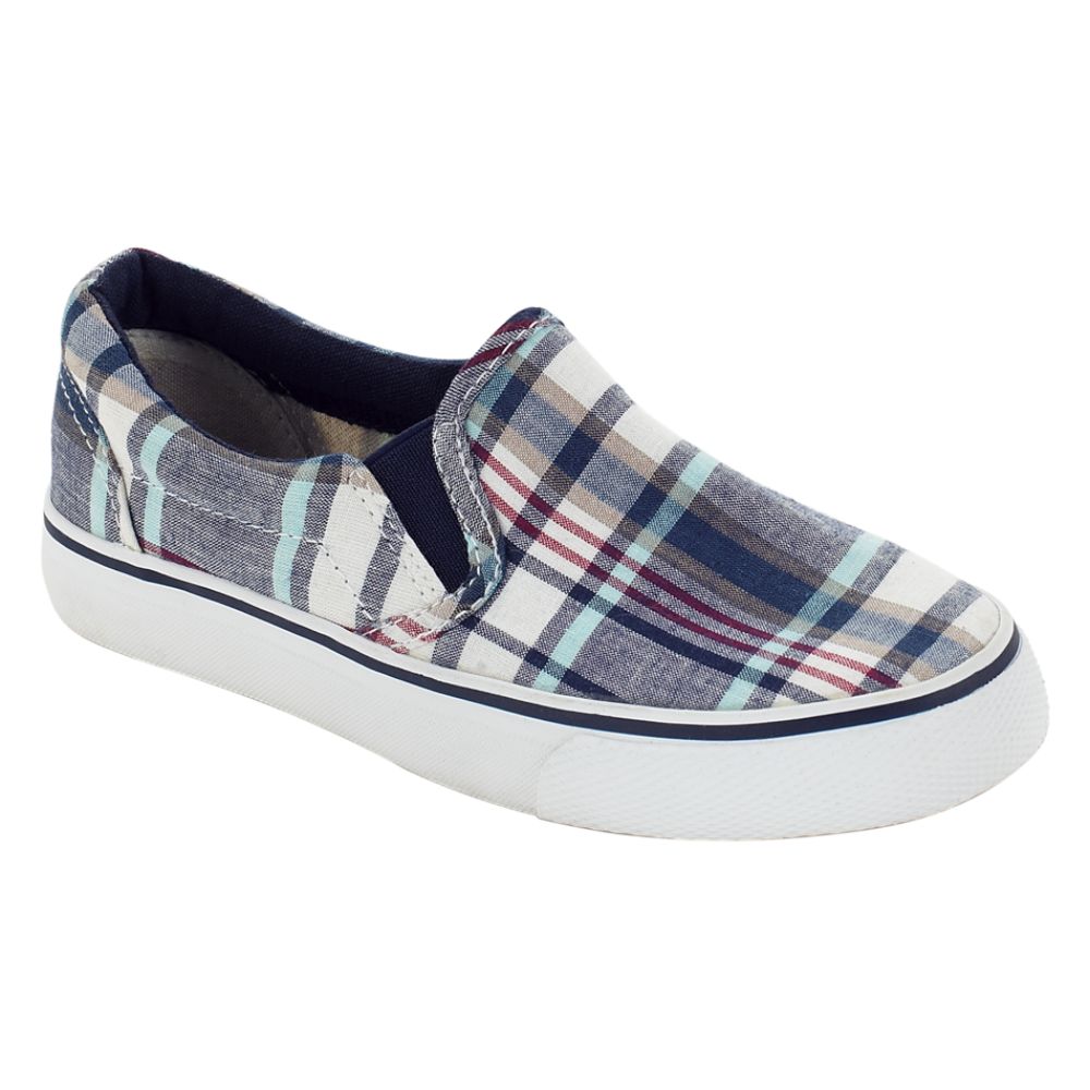 Joe Boxer Youth Unisex Replay Twin Gore Canvas Slip On - Multi at Kmart.com