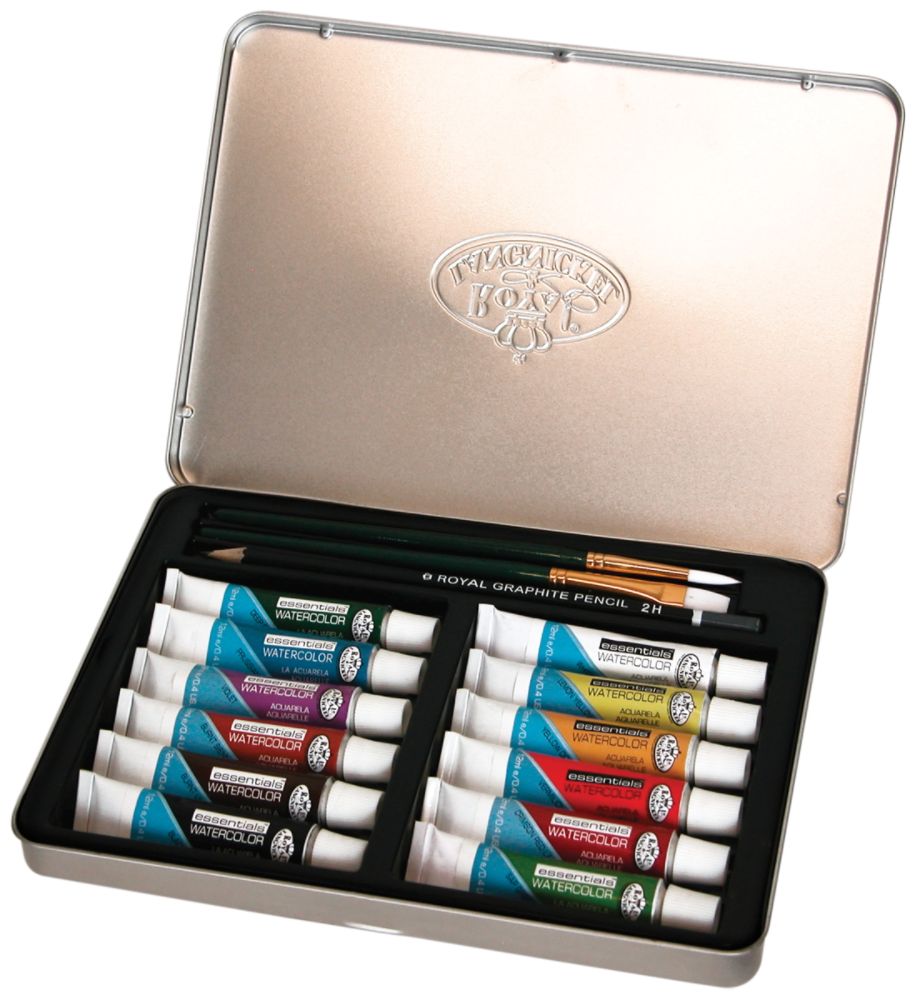 Royal Brush Watercolor Painting Art Set W/Tin