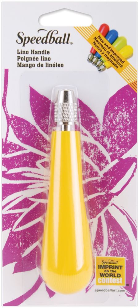 Speedball Art Products Speedball Lino Handle, 1/Pkg, Yellow