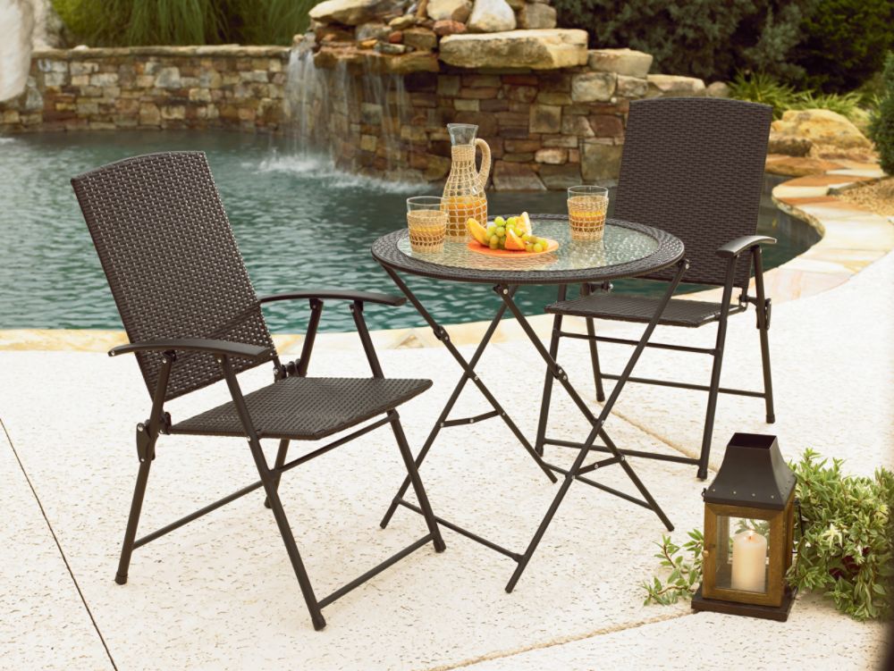 Garden Oasis Wicker Folding Chair at Kmart.com