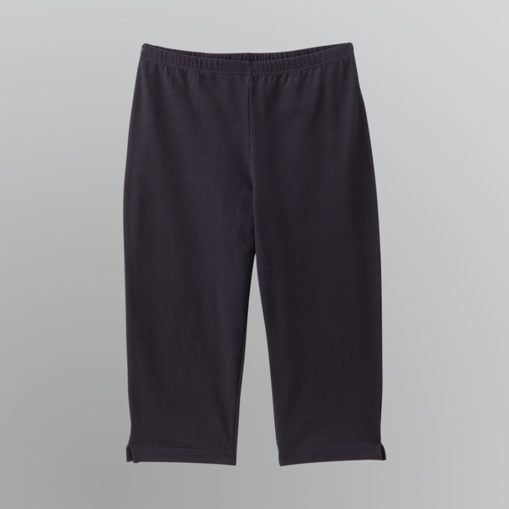 Basic Editions Women's Stretch Knit Capri Leggings at Kmart.com