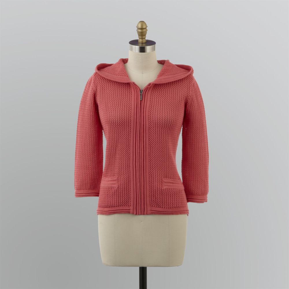 Jaclyn Smith Women's Sweater Hoodie at Sears.com