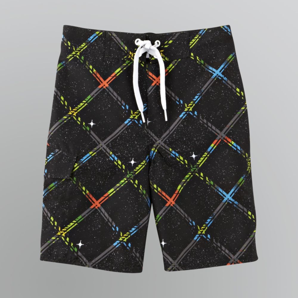 Joe Boxer Boy's Printed Board Short Swim Trunk