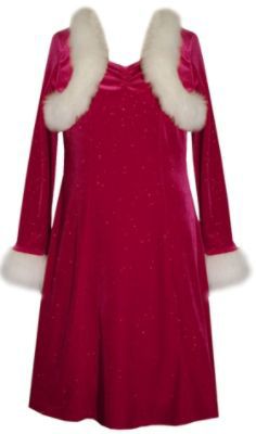 Ashley Ann Girl s Dress Mock Jacket Santa Red price decreased by 50%