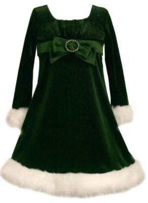 Ashley Ann Girl s Dress Emma Santa Green price decreased by 50%
