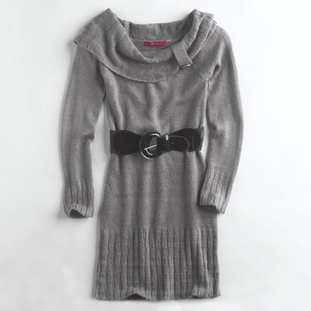 Derek Heart Junior's Cowlneck Sweater Tunic