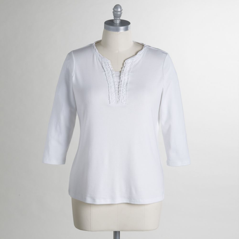 Laura Scott Women's Plus Layered Look Tee
