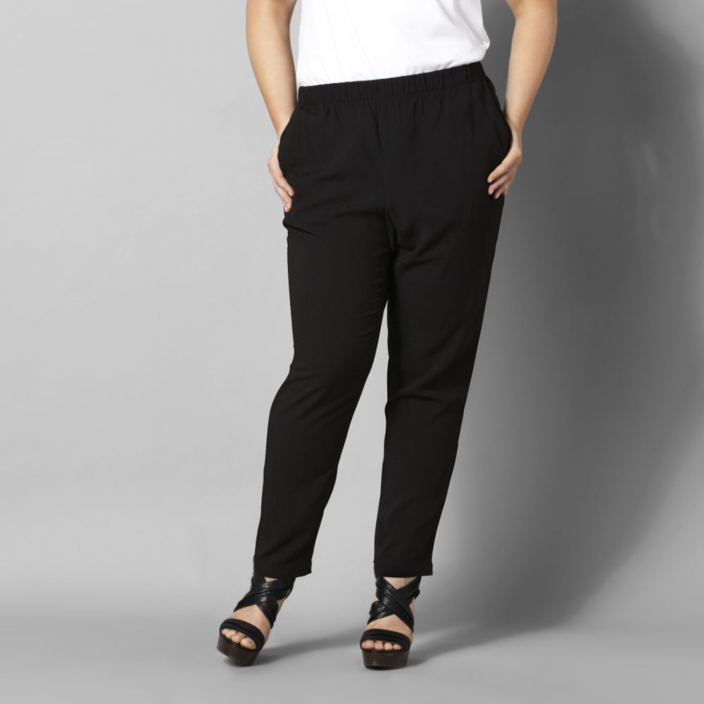 Love Your Style, Love Your Size Women's Plus Elastic-Waist Dress Pants at Kmart.com