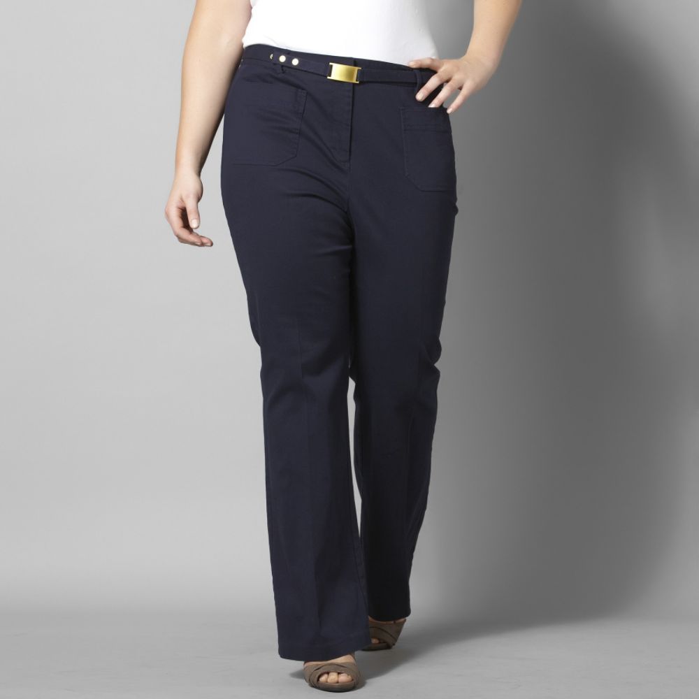 Love Your Style, Love Your Size Women's Plus Belted Pants at Kmart.com