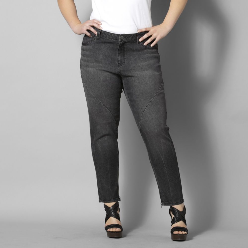 Love Your Style, Love Your Size Women's Plus Seamed-Leg Jeans at Kmart.com