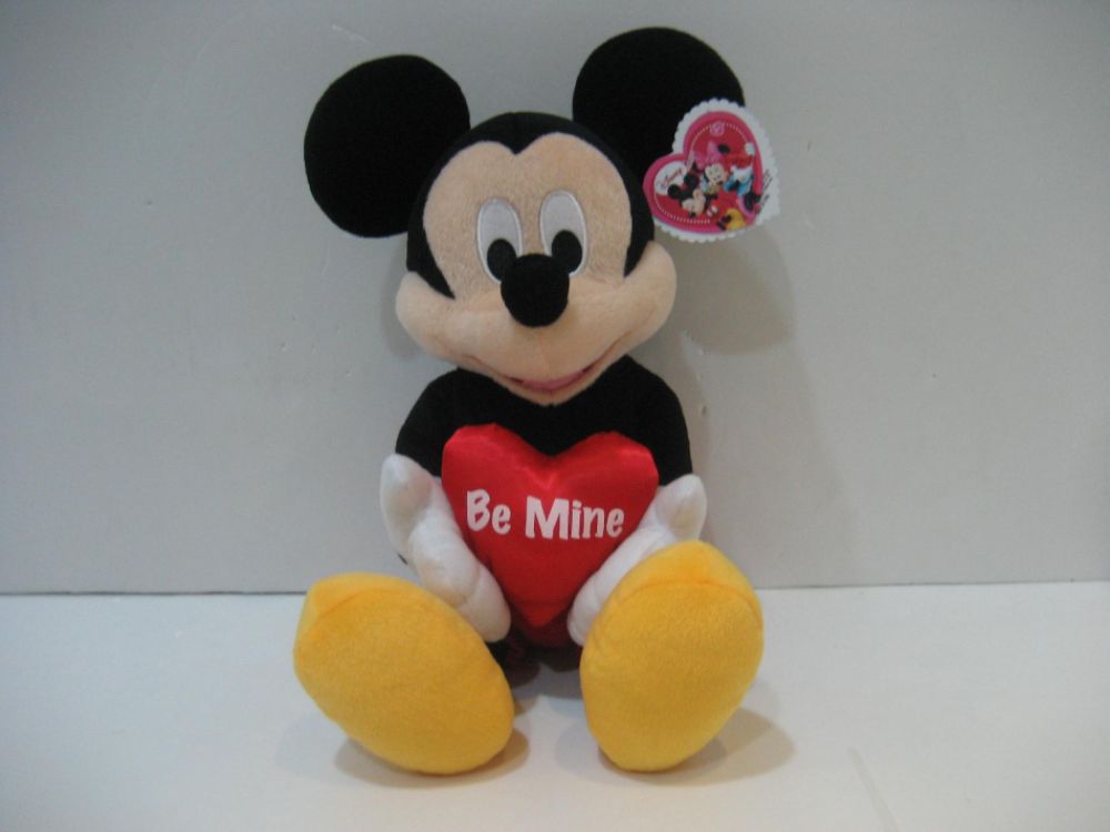 Disney Valentine Mickey Plush with Heart