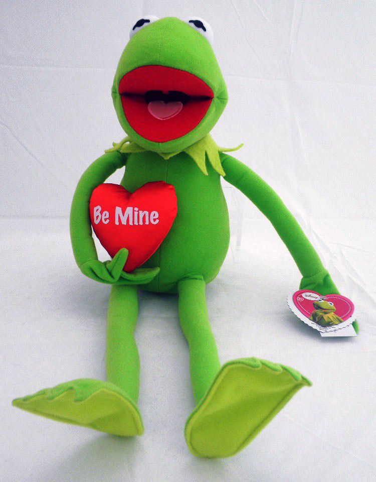 Disney Valentine Kermit Plush with Heart 