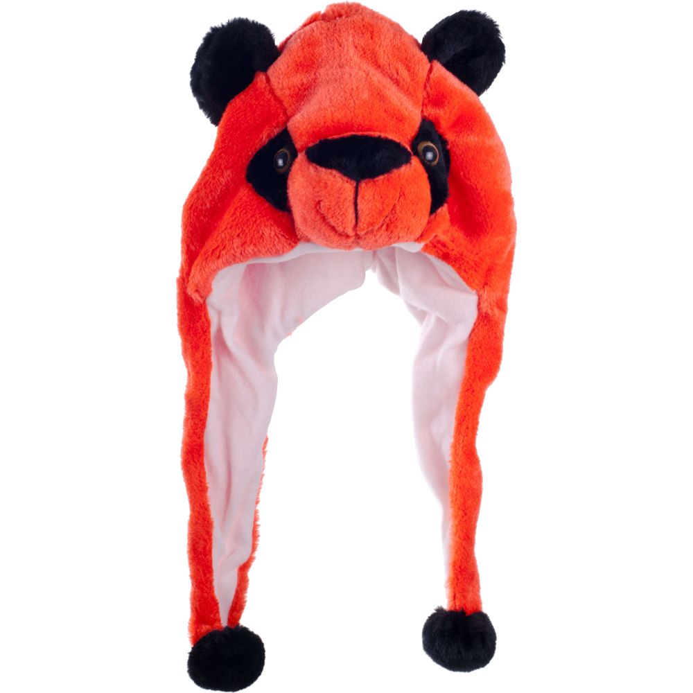 Critter Cap Plush Orange Bear Hat Children's Toys