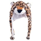 Plush Leopard Hat