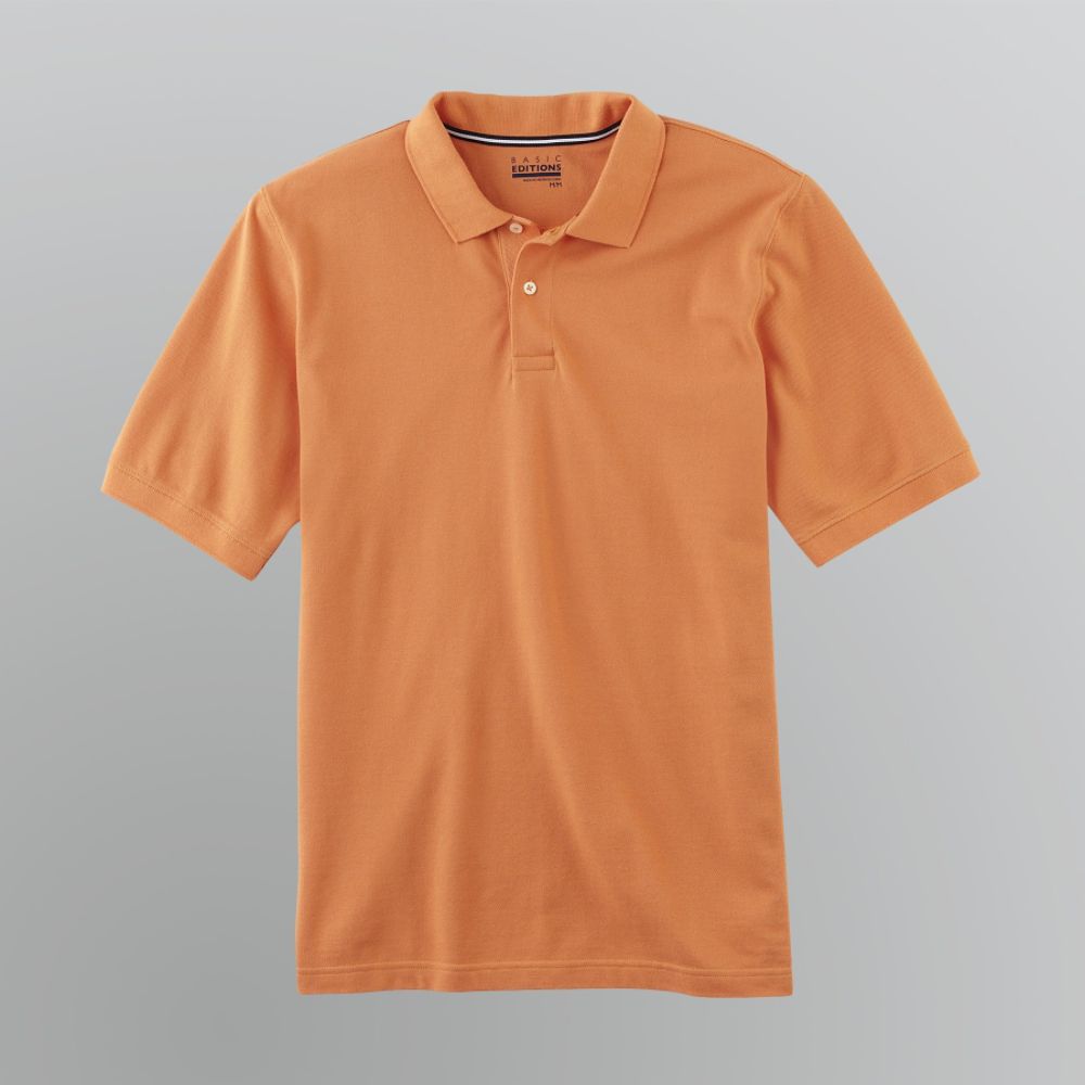 Basic Editions Men's Big & Tall Solid Polo Shirt at Kmart.com