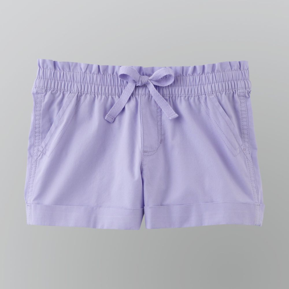 Basic Editions Girl's Poplin Cuffed Shorts at Kmart.com