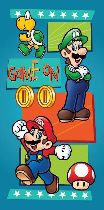 Super Mario Gold Coins Beach Towel at Sears.com