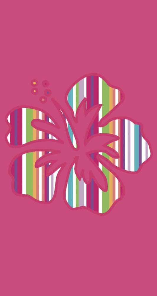 Simply Outdoors Hibiscus Hot Pink Beach Towel at Sears.com