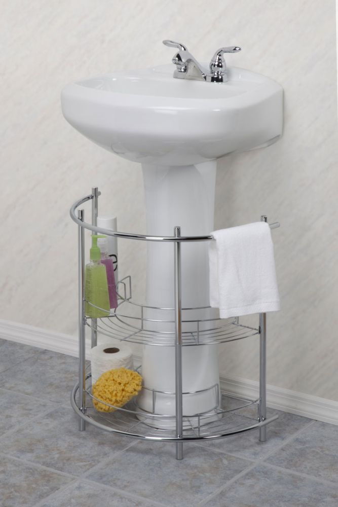 Essential Home UNDER SINK PEDESTAL CHROME FINISH at Kmart.com