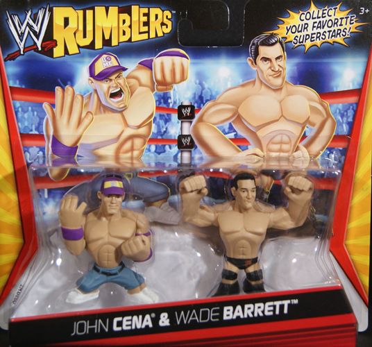 Wade Barrett & John Cena - WWE Rumblers   Action Figures