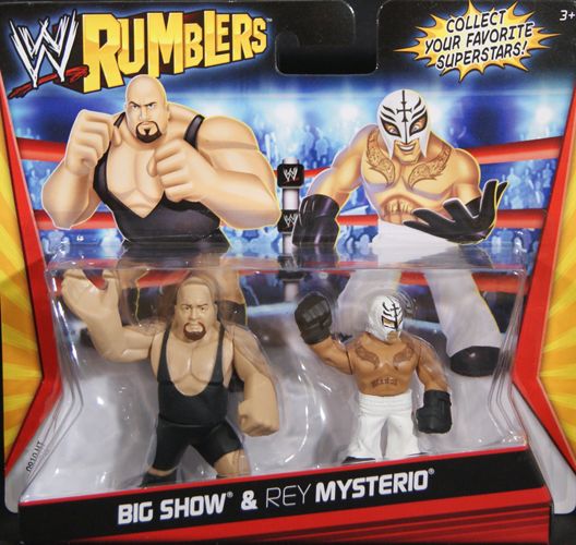Big Show & Rey Mysterio - WWE Rumblers Toy Wrestling Action Figures