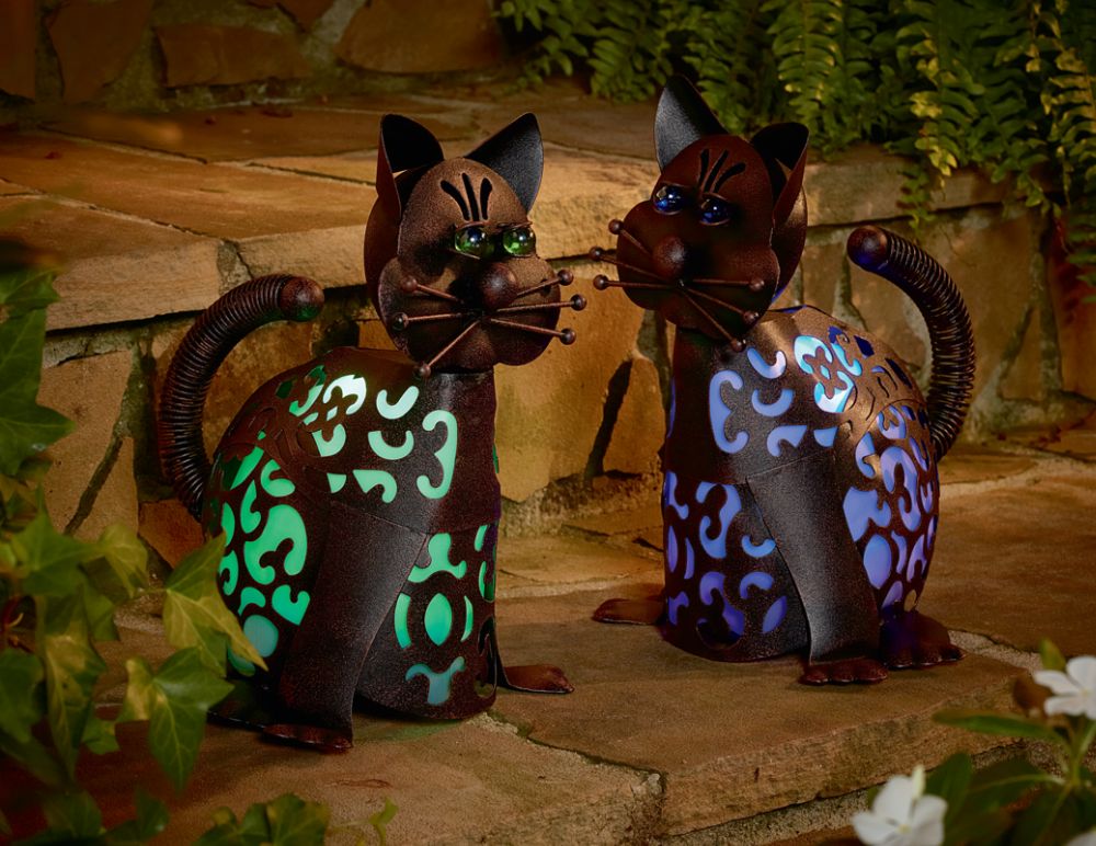 Garden Oasis Solar Cat - Blue at Sears.com