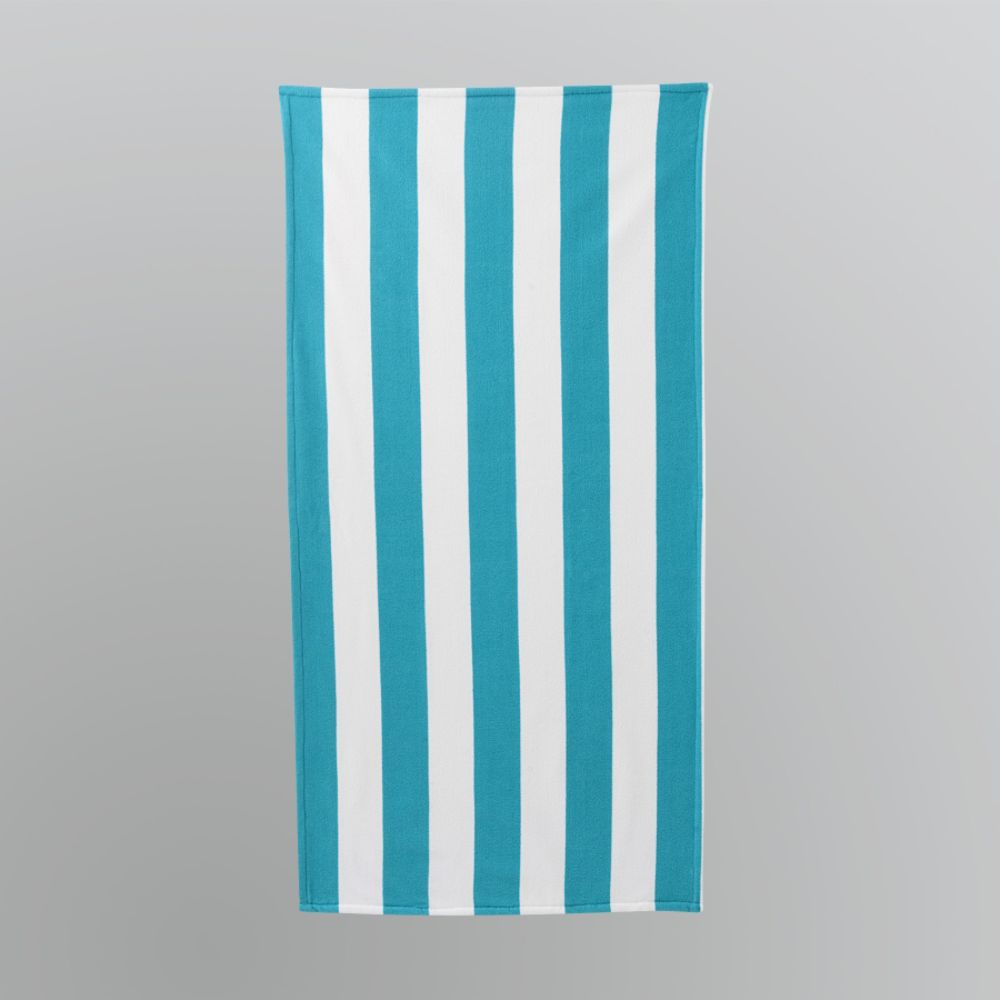 Essential Summer Cabana Stripe Beach Towel - Blue