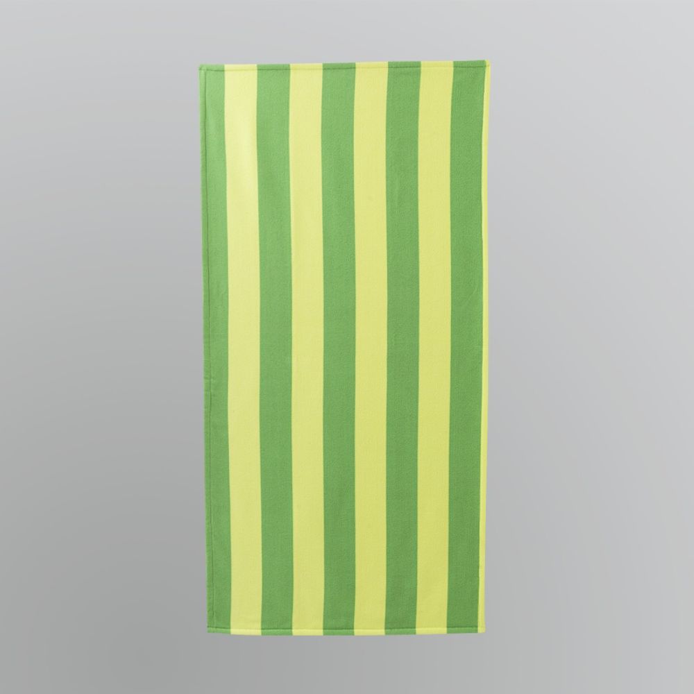 Essential Summer Striped Beach Towel - Lime at Kmart.com