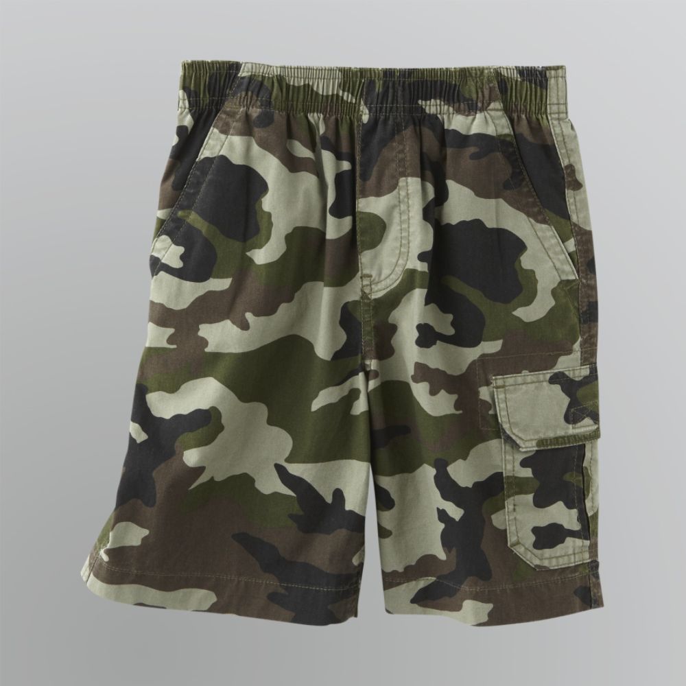 Basic Editions Boy's Camouflage Cargo Shorts at Kmart.com