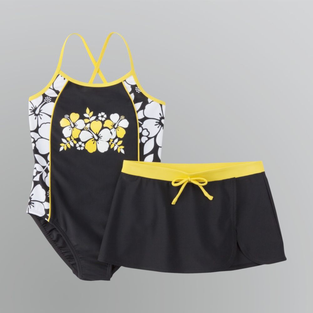 Joe Boxer Girl's Skirted One-Piece Swimsuit at Kmart.com