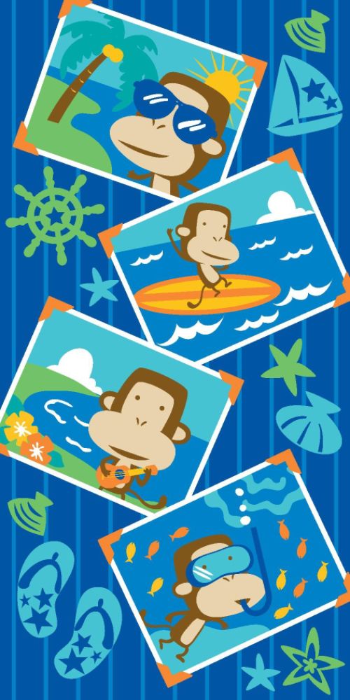 Simply Outdoors Summer Scrapbook Kids Beach Towel at Kmart.com