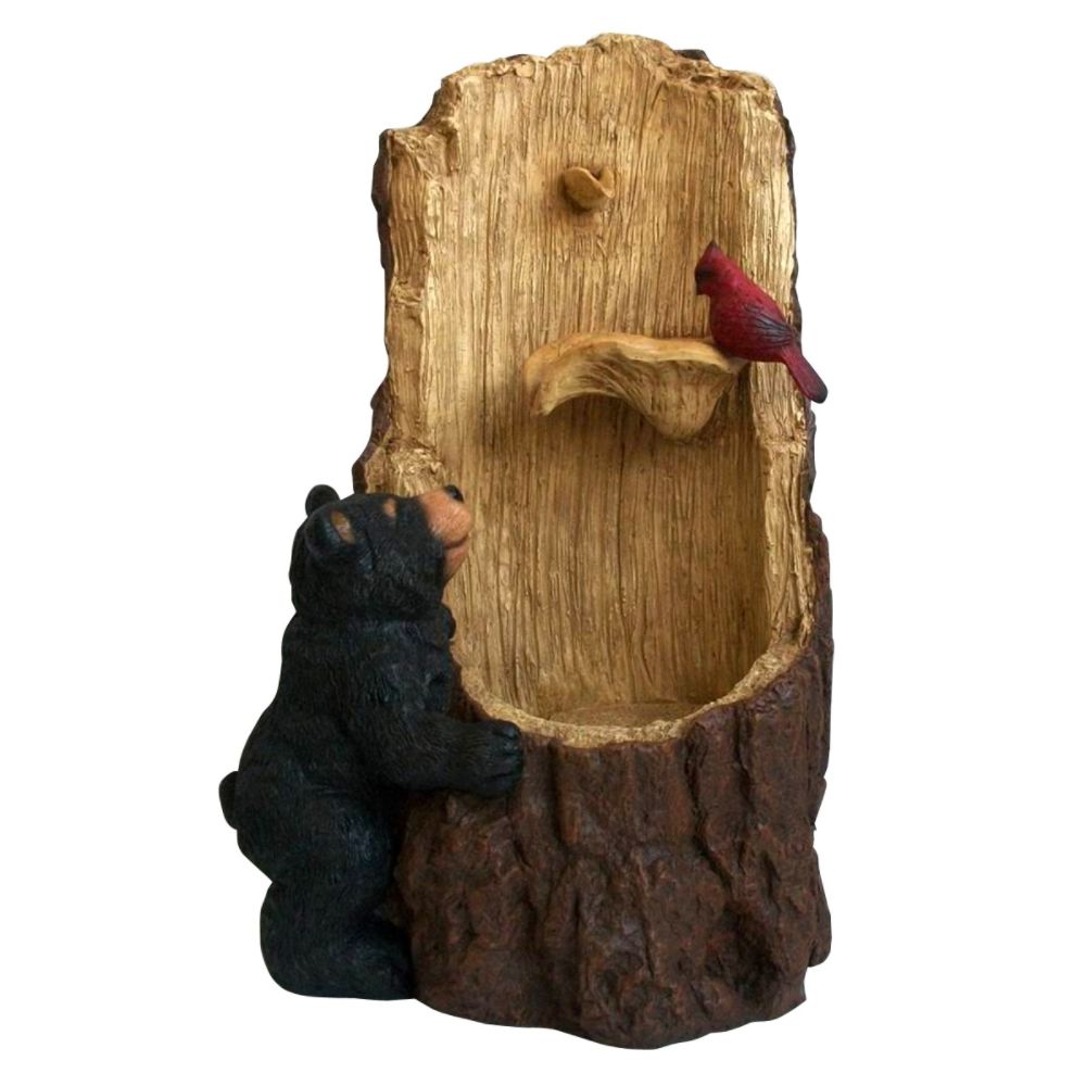 Bear and Bird Stump Fountain at Kmart.com