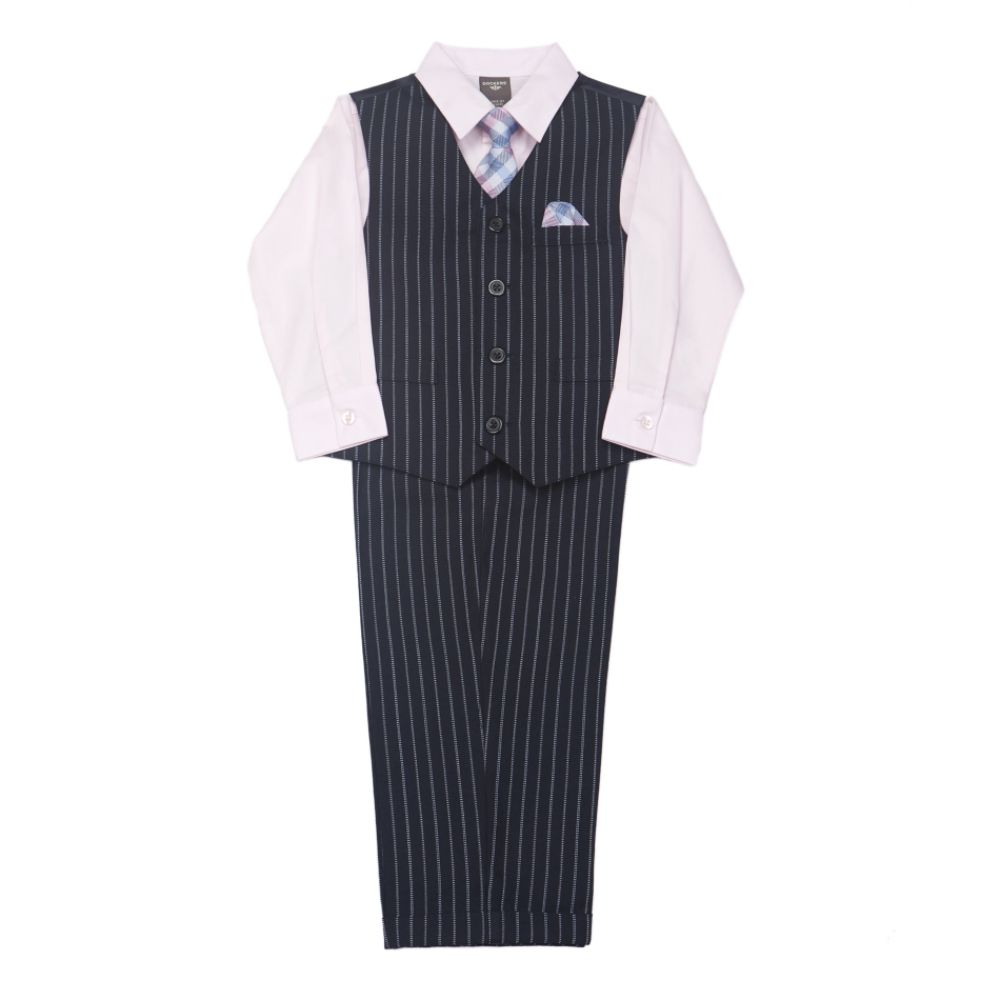 Dockers Boy’s Pinstriped Vest and Pants Set Navy at Sears.com