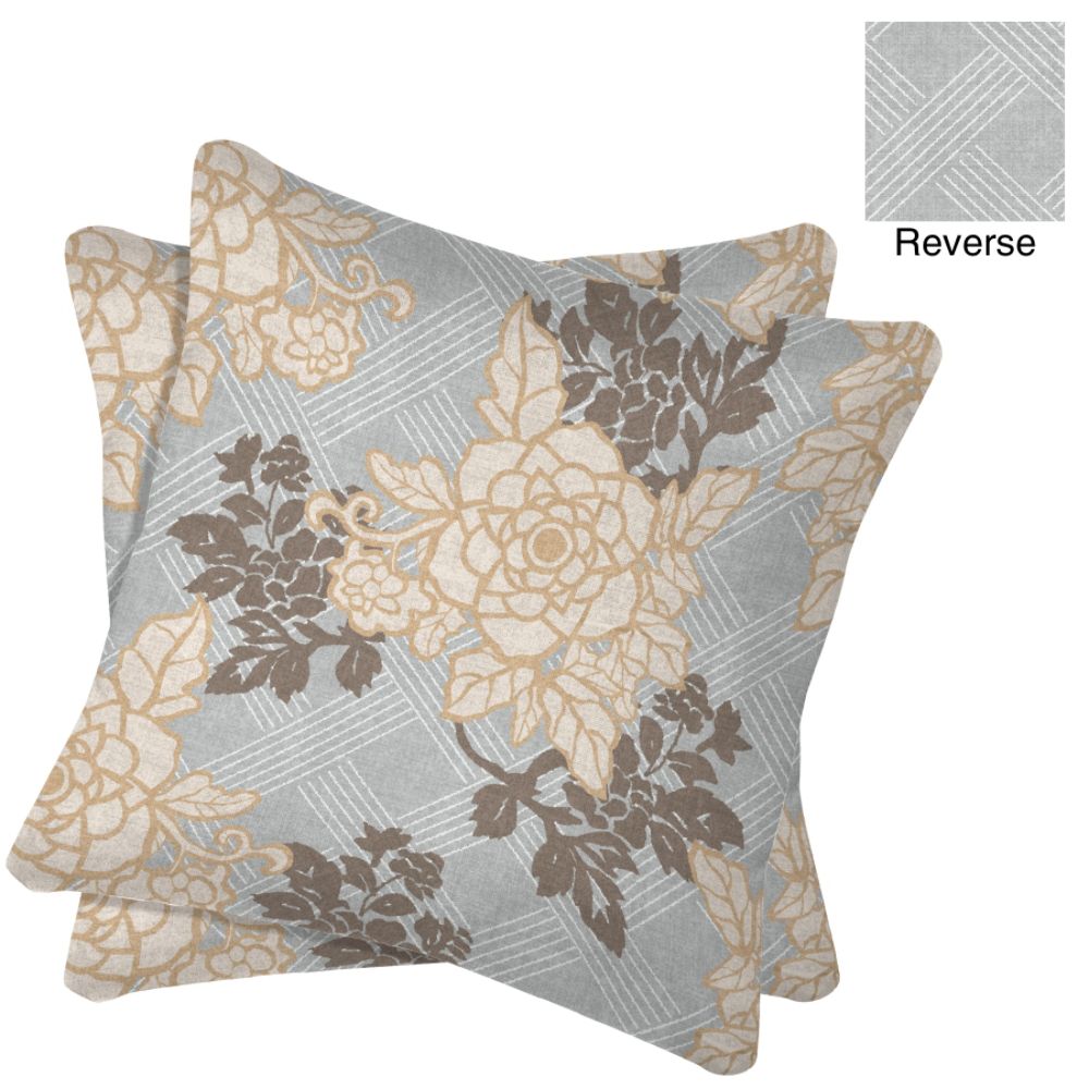 2-Pack 16" Square Pillow, Evington- Country Living-Outdoor Living-Patio Furniture-Replacement Cushions