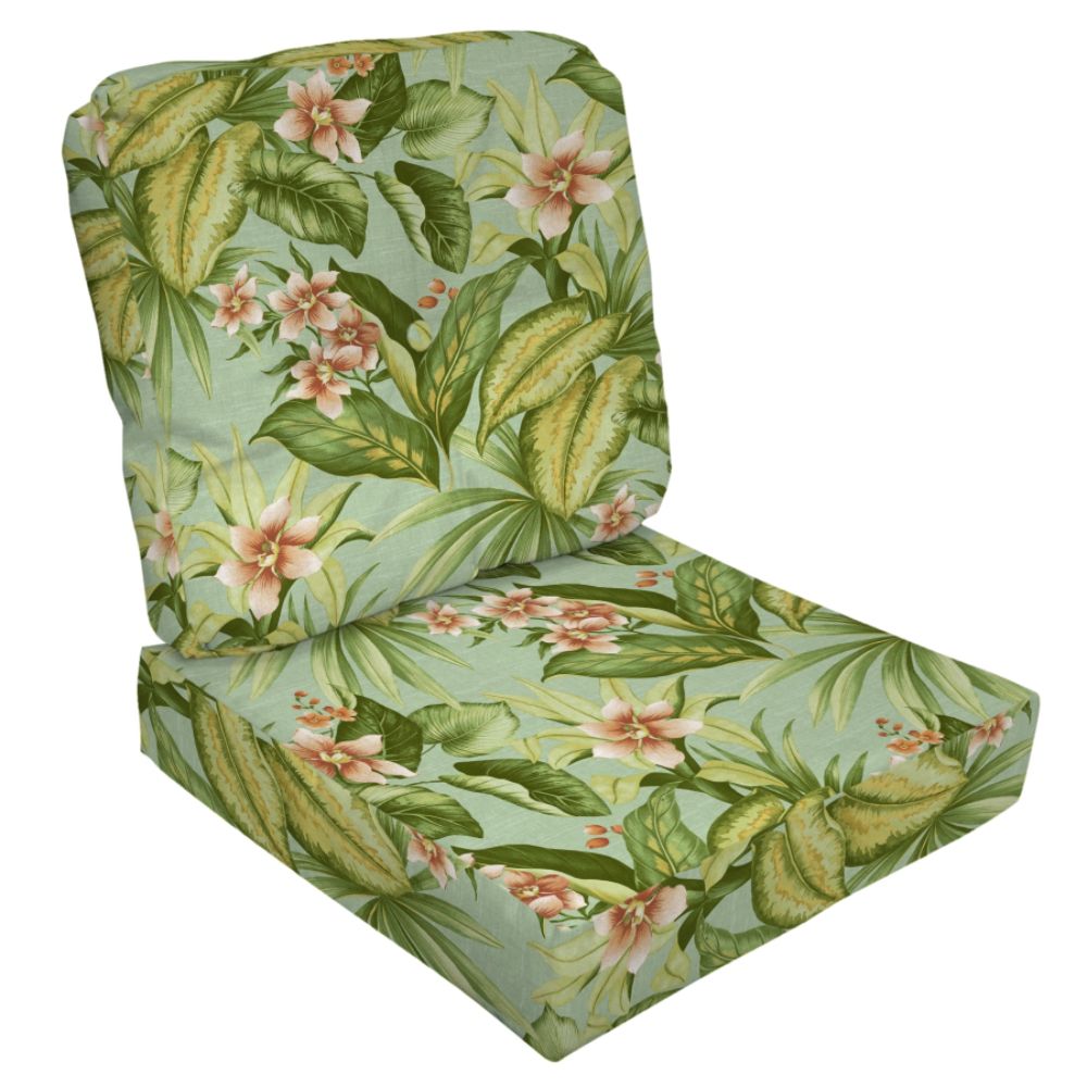 2 Piece Deep Seat Chair Cushion Set, Jamaica Mist at Sears.com