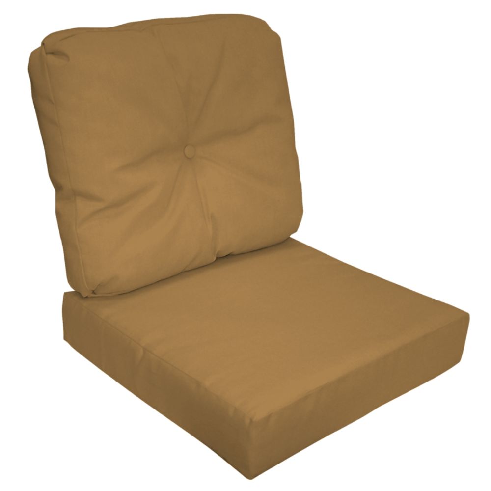 Sunbrella&reg; 2 Piece Deep Seat Chair Cushion Set, Sunbrella Canvas Wheat at Sears.com